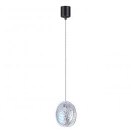 Odeon light 5039/1A MODERN ODL24 297 черный/перламутровый/металл/стекло Подвес G9 1*40W MUSSELS  - 1 купить